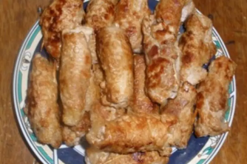 Готовим Мясо «Пальчики» из мяса с салом по-татарски