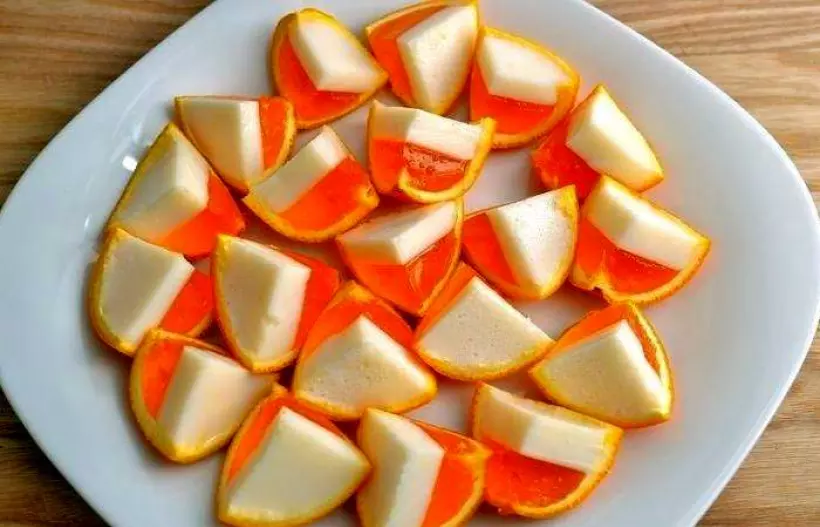 Готовим Коктейли Апельсиновое желе с водкой