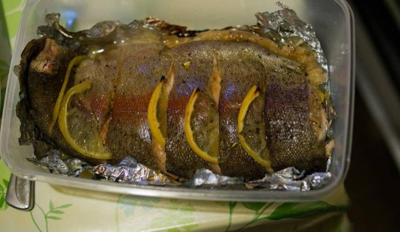 Готовим Рыба Белорыбица, запеченная в фольге в духовке