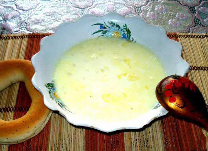 Готовим Супы Молочный суп с пшеном