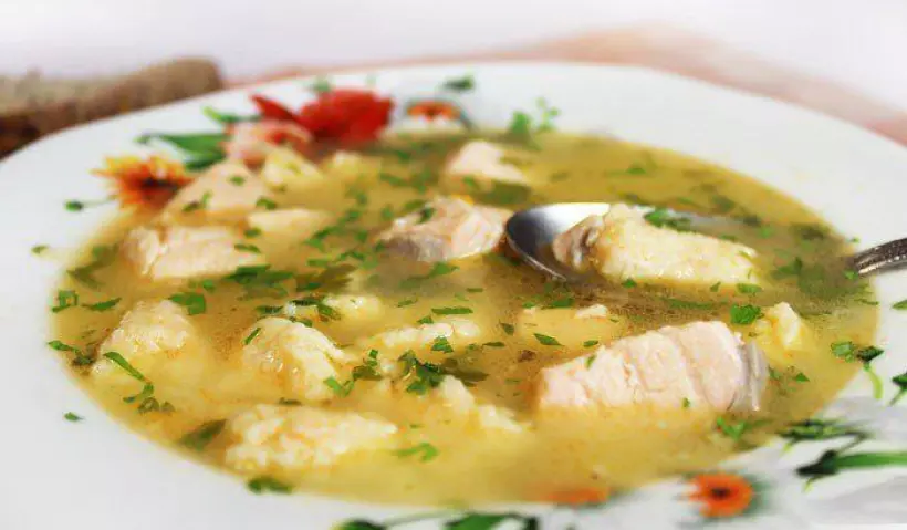 Готовим Супы Рыбный суп из кижуча