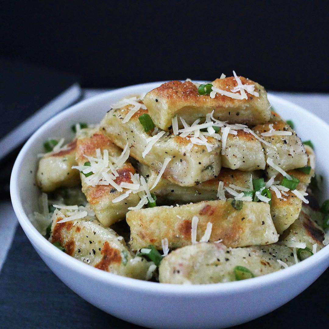 Рецепт Картофельные ньокки с беконом Готовим Закуски Картофельные ньокки с беконом